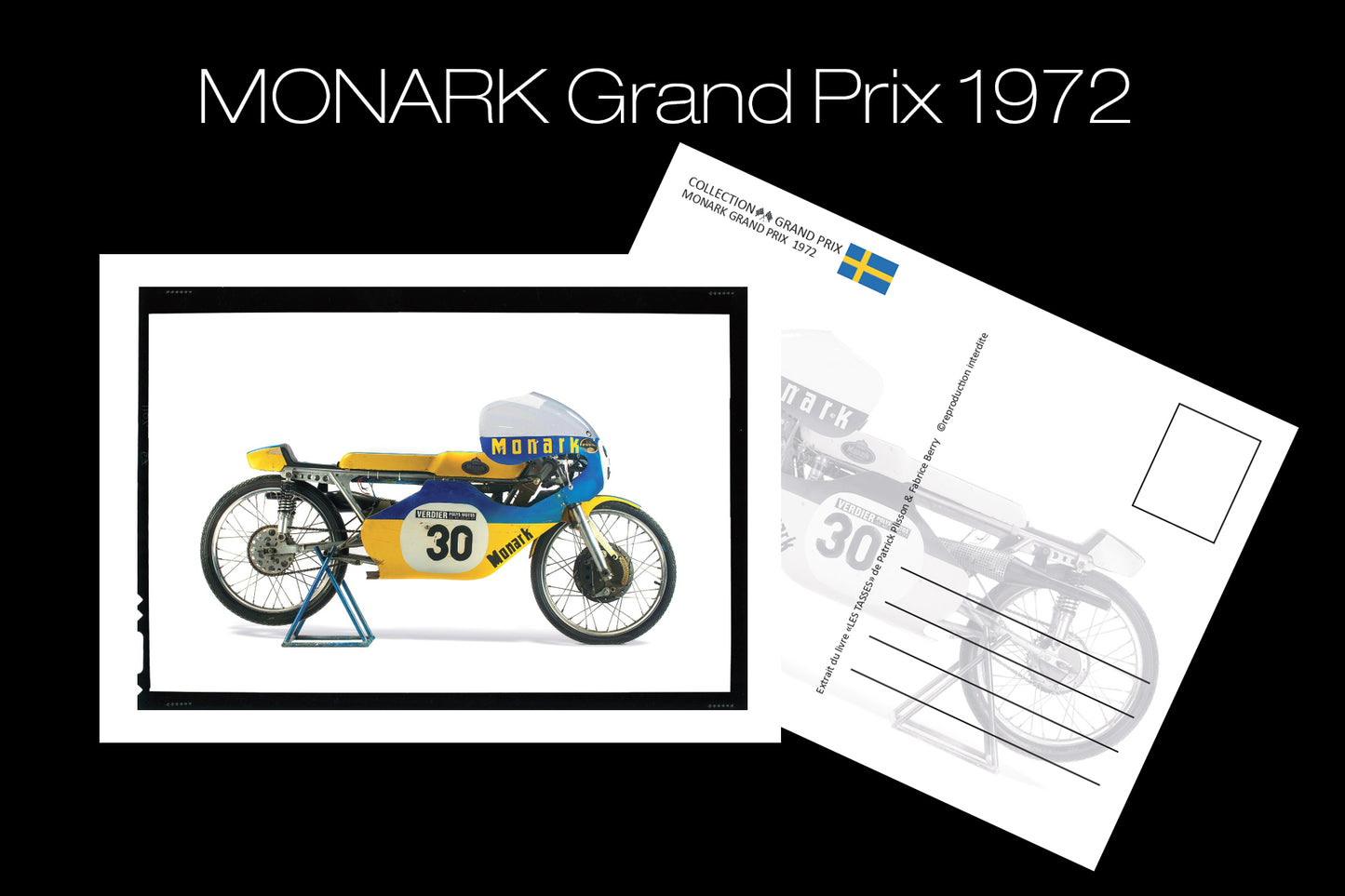 10 cartes postales MONARK Grand Prix