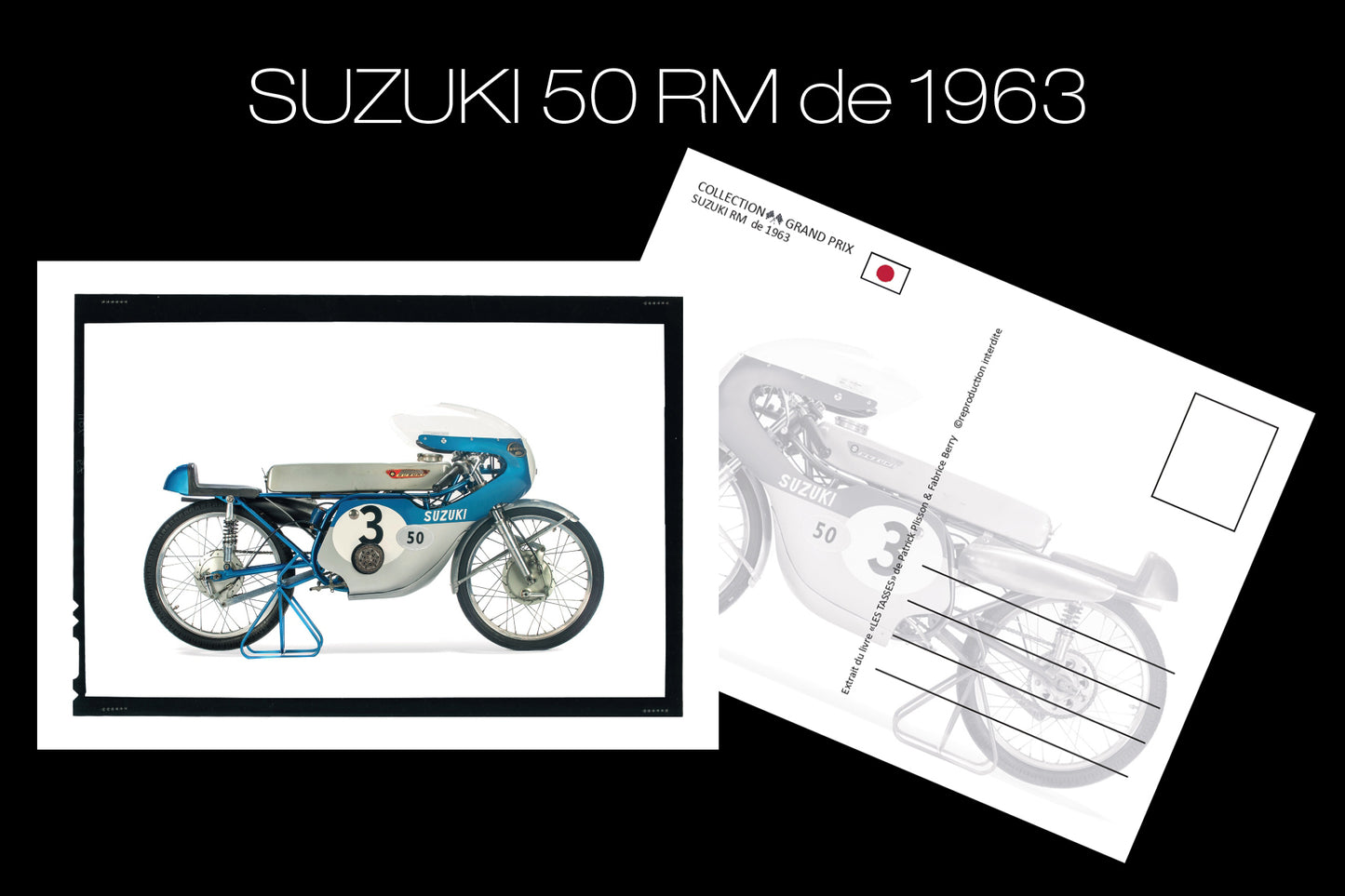 10 Cartes postale sSUZUKI RM