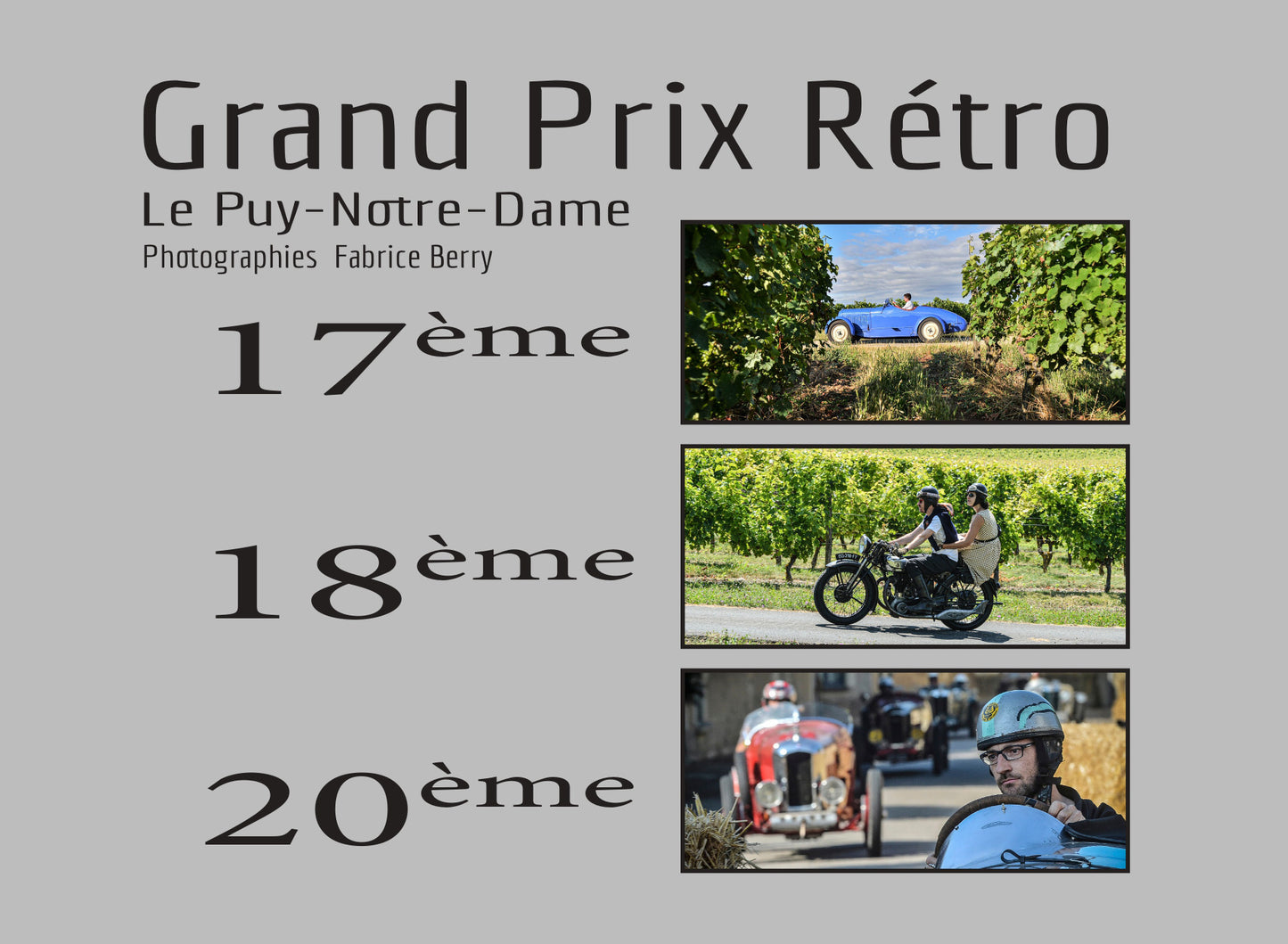 17ème,18ème,20ème GRAND PRIX RETRO DU PUY-NOTRE-DAME