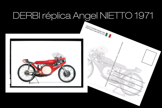 10 Cartes postales DERBI réplica A Nietto